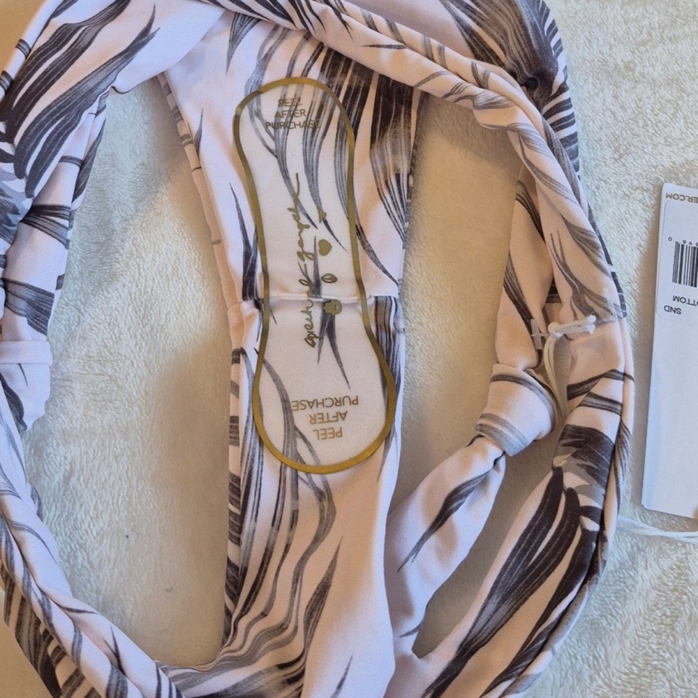 SPIRITUAL GANGSTER Women's Barbados Bottom Swimsuit color SND. Size SMALL. - Picture 4 of 7